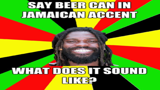 A Jamaican mad man is seen…
